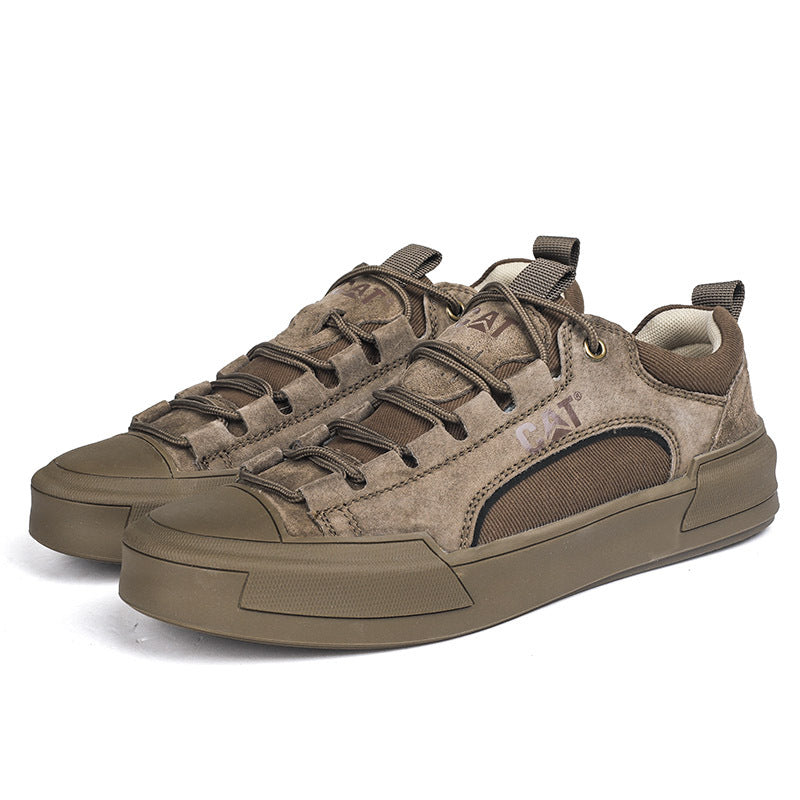 UrbanEdge - Skórzane Sneakersy Męskie
