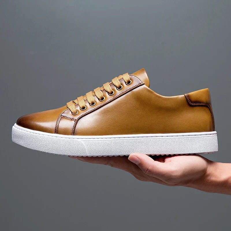 Gonçalo - Włoskie Skórzane Sneakersy