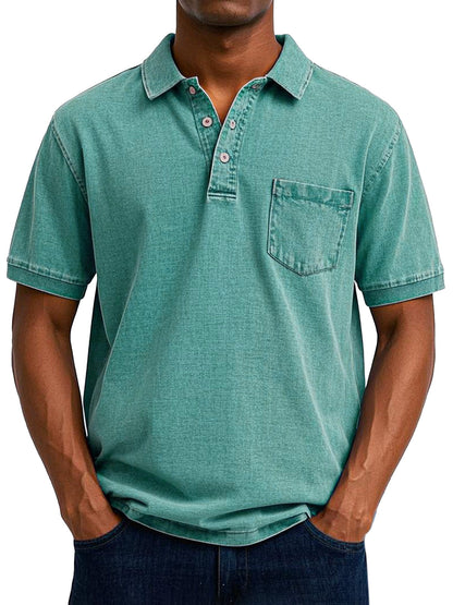 Retro-Inspired Bento Polo Shirt
