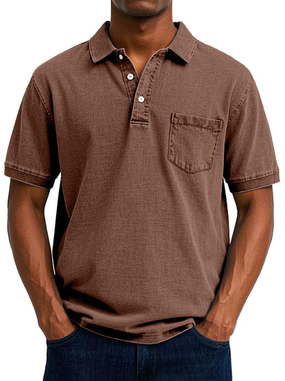 Retro-Inspired Bento Polo Shirt
