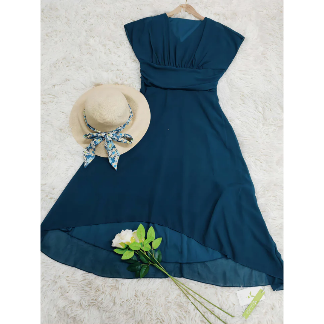 Helena - Elegantní Midi Šaty pro Formální Příležitosti
