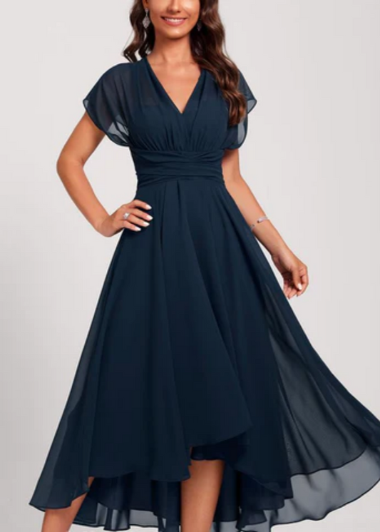Helena - Elegantní Midi Šaty pro Formální Příležitosti