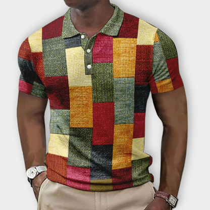 Rui - Dwukolorowy Polo