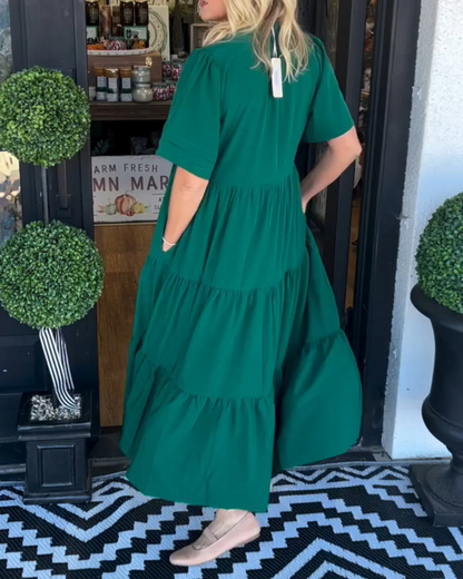 Carlota - Fluid Maxi Dress