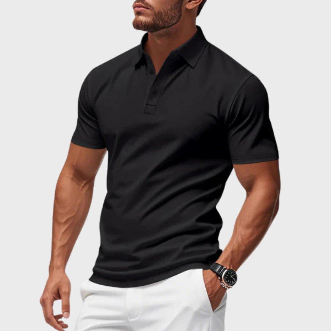 "Lisandro - Klasyczna Męska Koszulka Polo" can be rewritten as "Lisandro - Elegancka Męska Koszulka Polo".