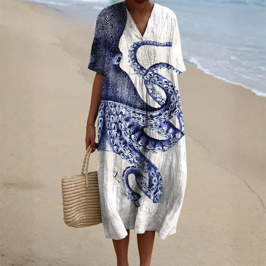 Oriana - Šaty s oceánskou inspirací
