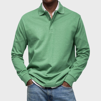 "Eduardo - Luxusní Polo S Dlouhými Rukávy" can be rewritten as "Eduardo - Prémiové Polo S Dlouhými Rukávy".