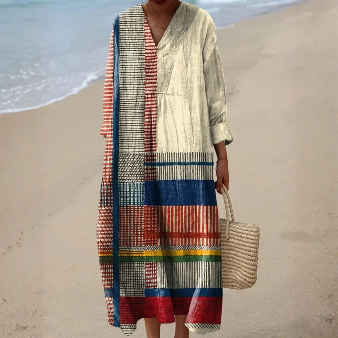 Leonor - Patchwork Boho Šaty