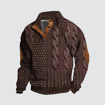 Rui - Elegantní Svetr s Vzorovaným Designem