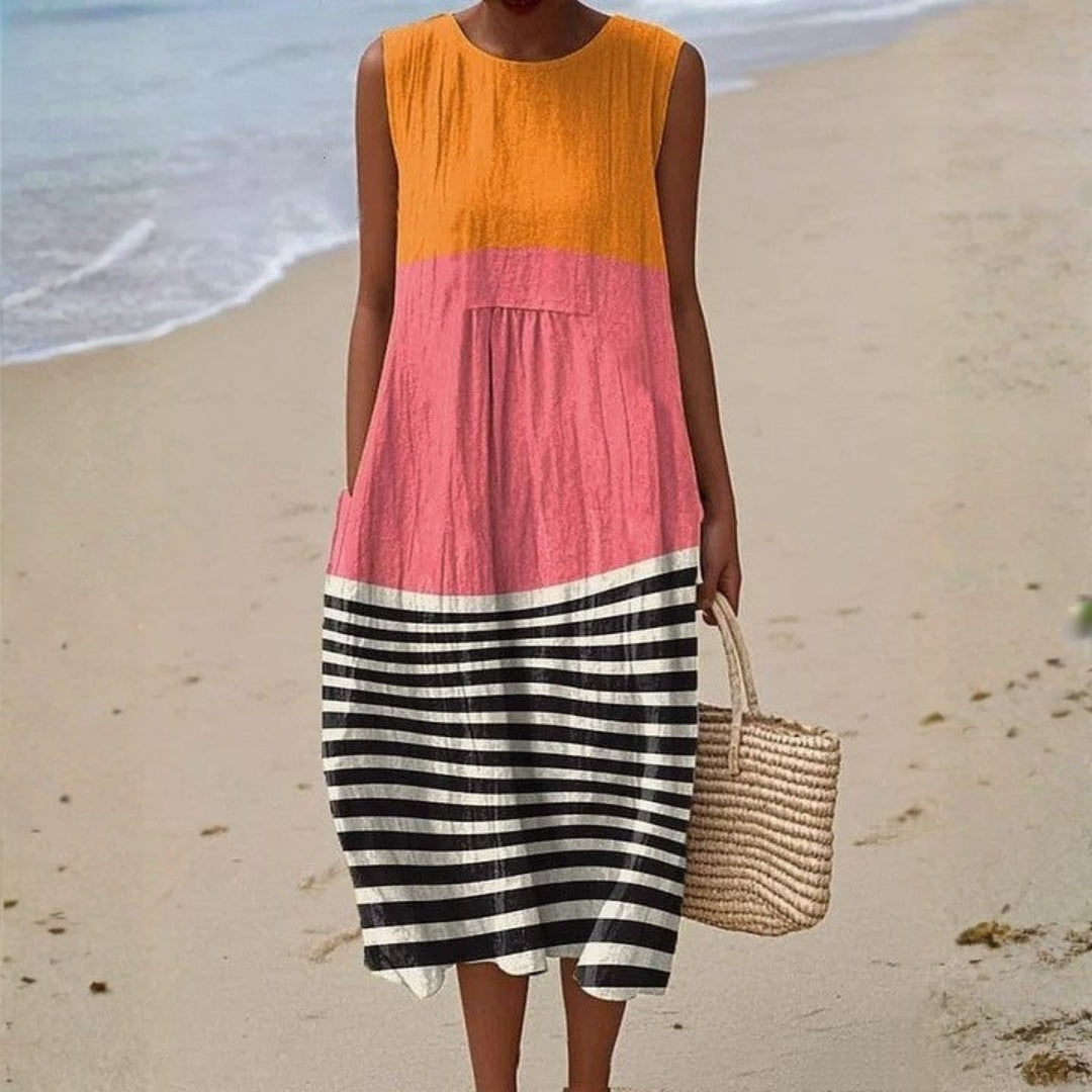 Vânia - Color Block Dress
