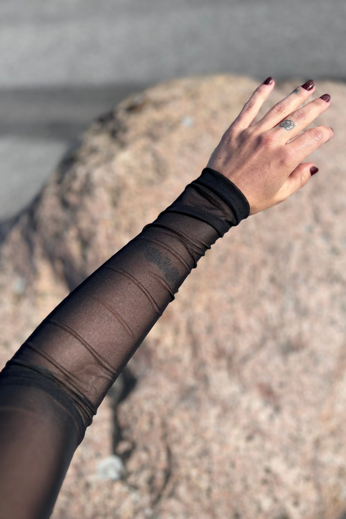 Nola Mesh Blouse | Black | Mesh Top by Statebird