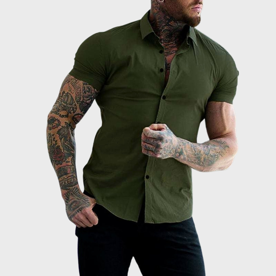 Ricardo - Slim Fit Short Sleeve Shirt