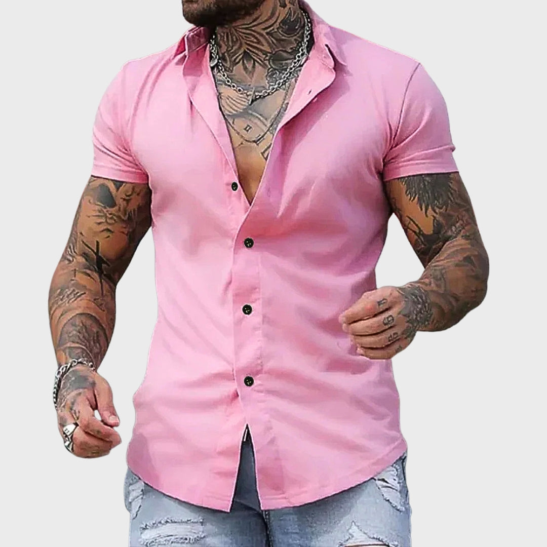 Ricardo - Slim Fit Short Sleeve Shirt