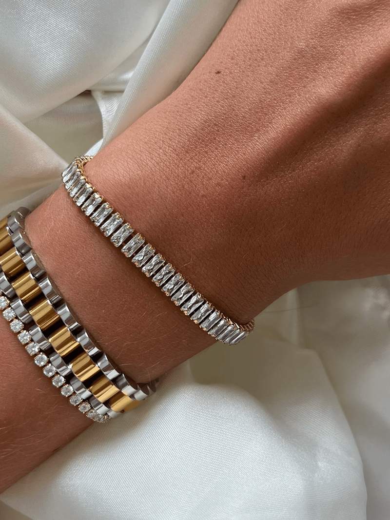 Baguette Rivière Necklace