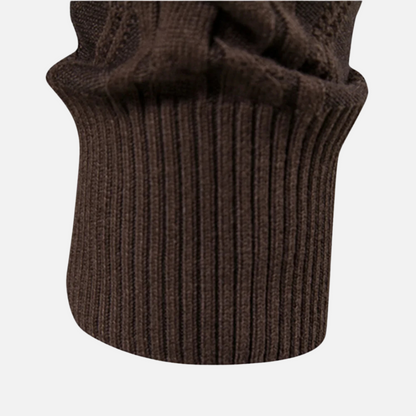 Francisco - Argyle Cardigan in Soft Blend