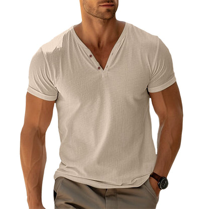 Koszula Henley Slim Fit - Komfort w Ruchu