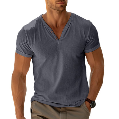 Koszula Henley Slim Fit - Komfort w Ruchu