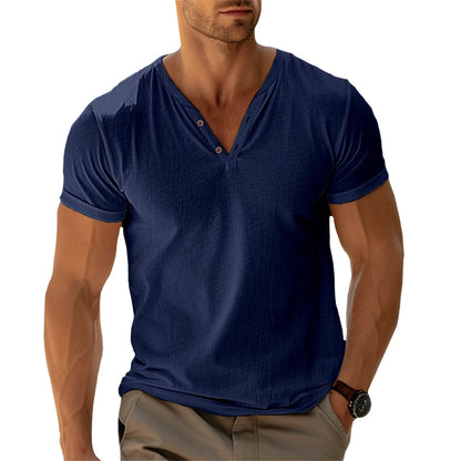 Koszula Henley Slim Fit - Komfort w Ruchu