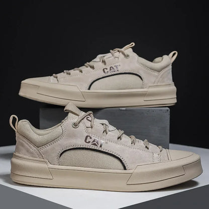 UrbanEdge - Skórzane Sneakersy Męskie