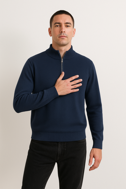 Sweter z Pół-Zipperem