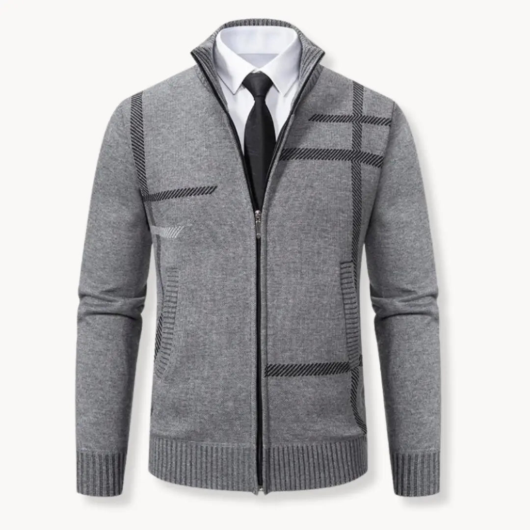 Sweter z Całkowitym Zapięciem