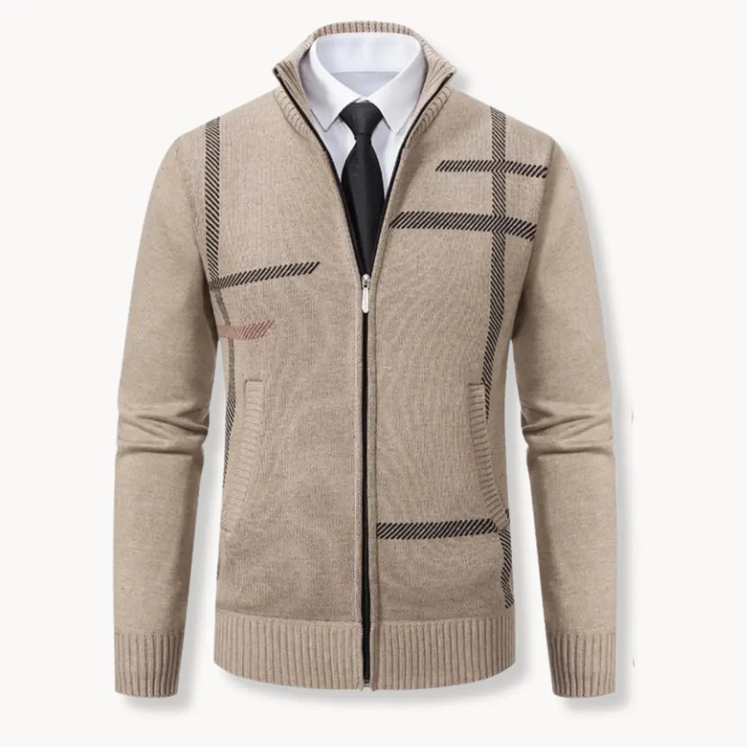 Sweter z Całkowitym Zapięciem