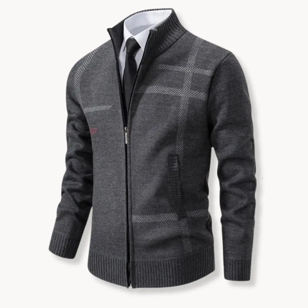 Sweter z Całkowitym Zapięciem