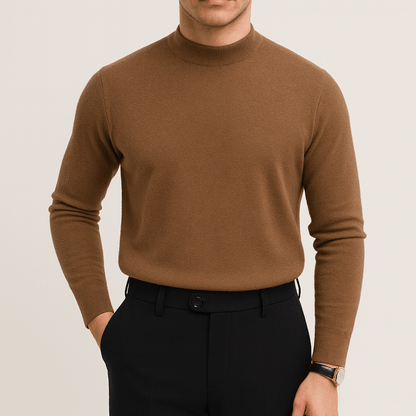 Sweter Dzianinowy - Dopasowany