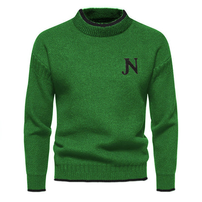 Sweter z Tkaniny Hybrydowej