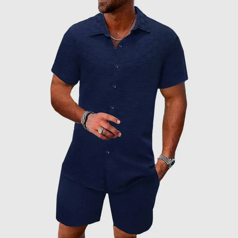 Teksturowany Zestaw Loungewear