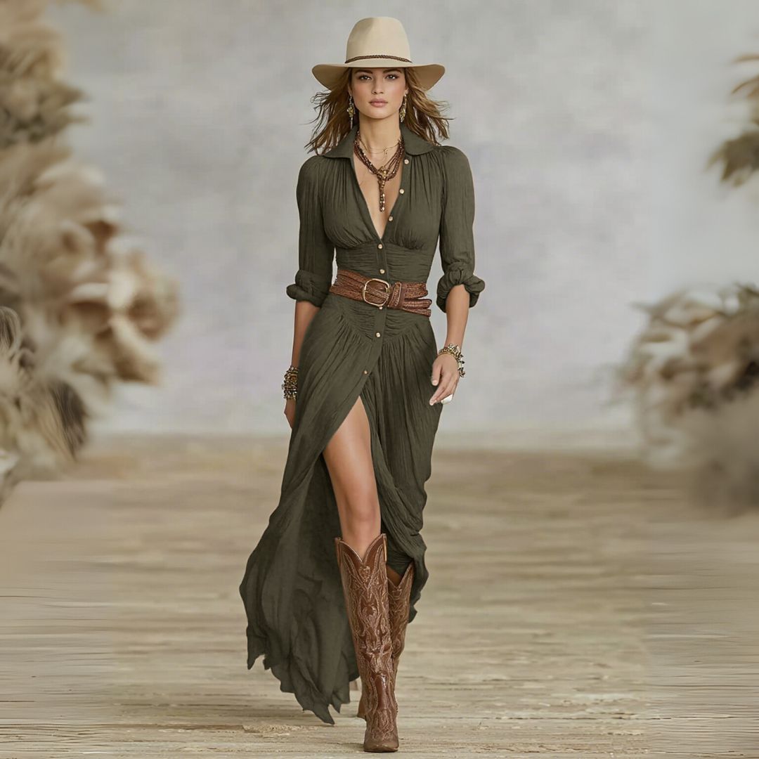 Sara - Elegancka Maxi Sukienka