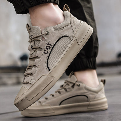 UrbanEdge - Skórzane Sneakersy Męskie