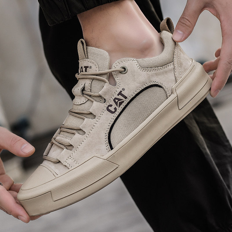 UrbanEdge - Skórzane Sneakersy Męskie