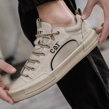 UrbanEdge - Skórzane Sneakersy Męskie