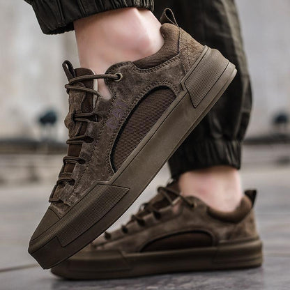 UrbanEdge - Skórzane Sneakersy Męskie