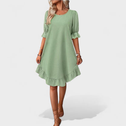 Sassa - Casual Dress with Ruffles
