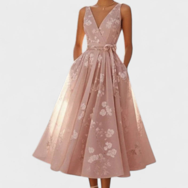 Catarina - Elegantní Midi Šaty pro Každou Příležitost