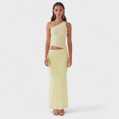 Serenela - Asymmetrical Maxi Dress