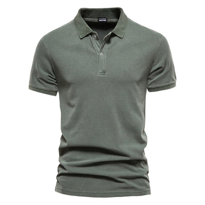 Polo - Hladký límec s trojicí knoflíků