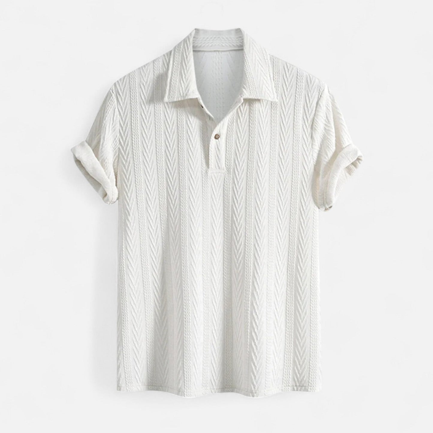 Jacquard Knit Polo Shirt - Gola Style
