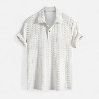 Jacquard Knit Polo Shirt - Gola Style