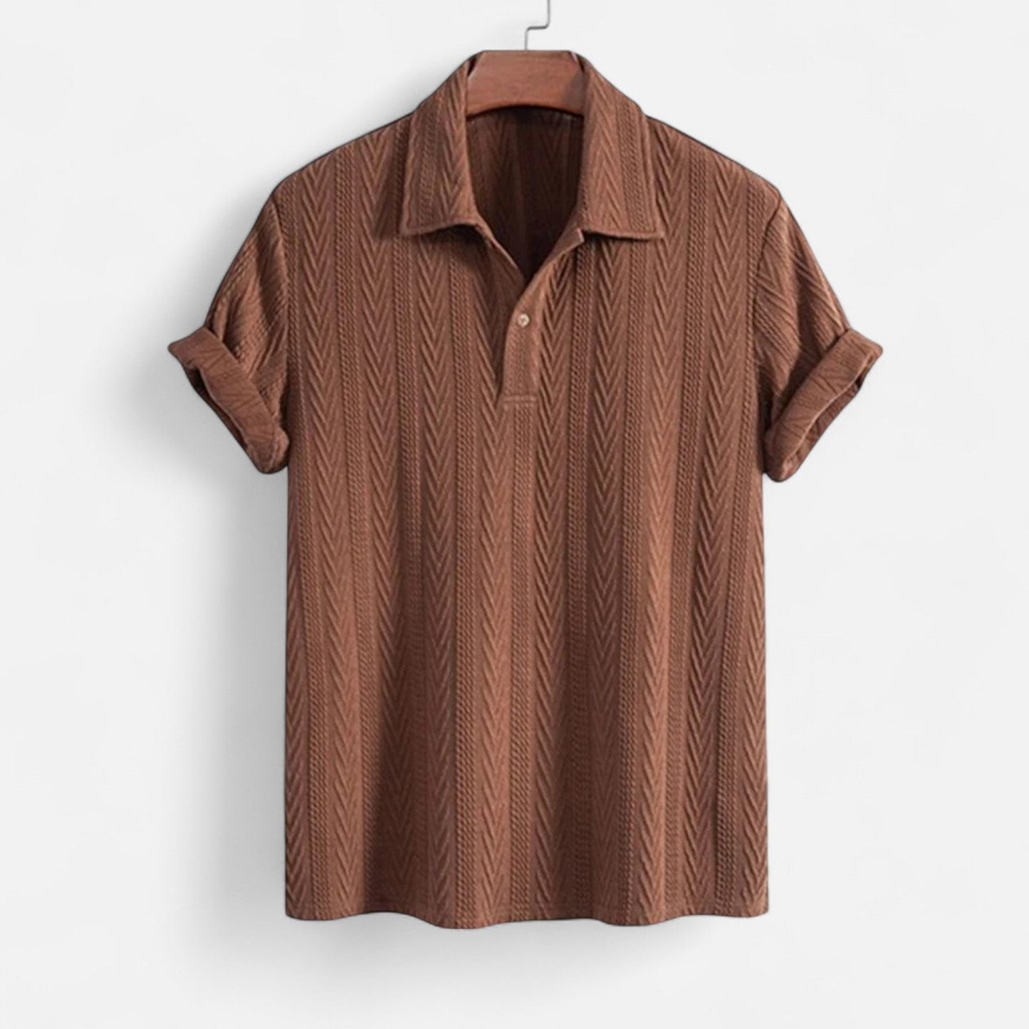 Jacquard Knit Polo Shirt - Gola Style