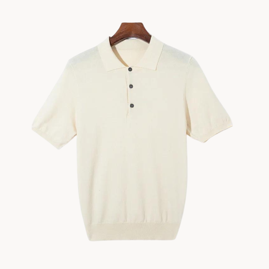 Polo T-shirt - Wykonana z Lekkości Naturalnych Włókien