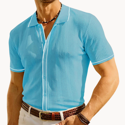 Krátký rukáv Polo tričko - Prodyšný materiál