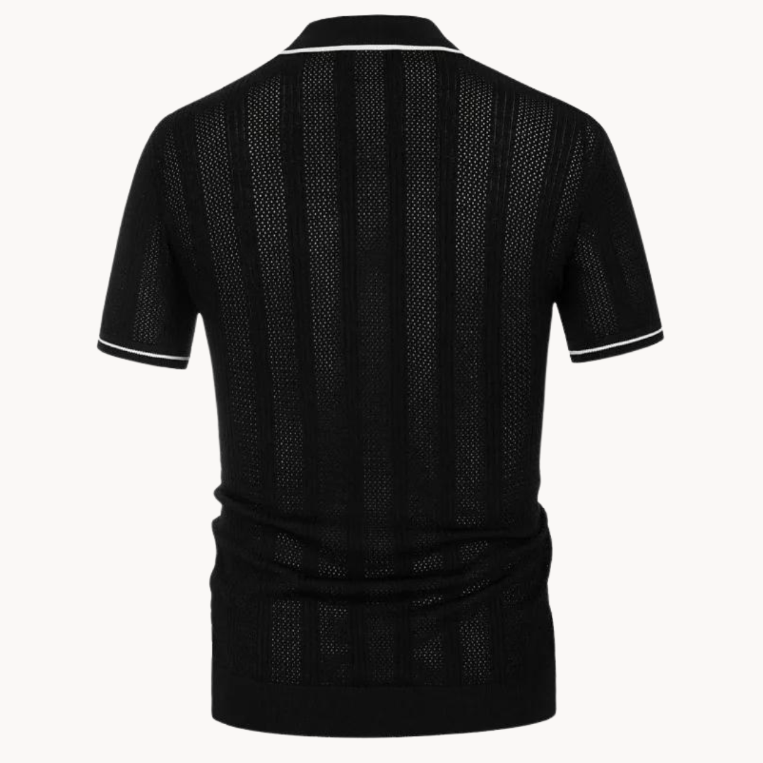 Krátký rukáv Polo tričko - Prodyšný materiál