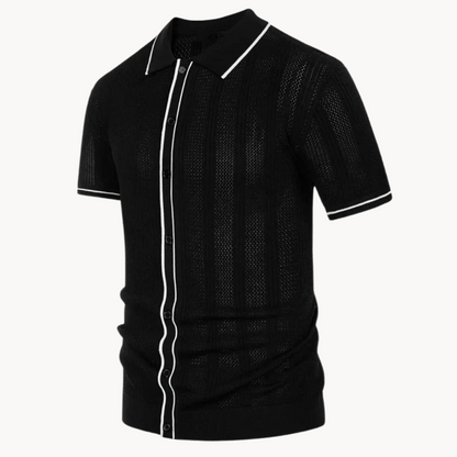 Krátký rukáv Polo tričko - Prodyšný materiál