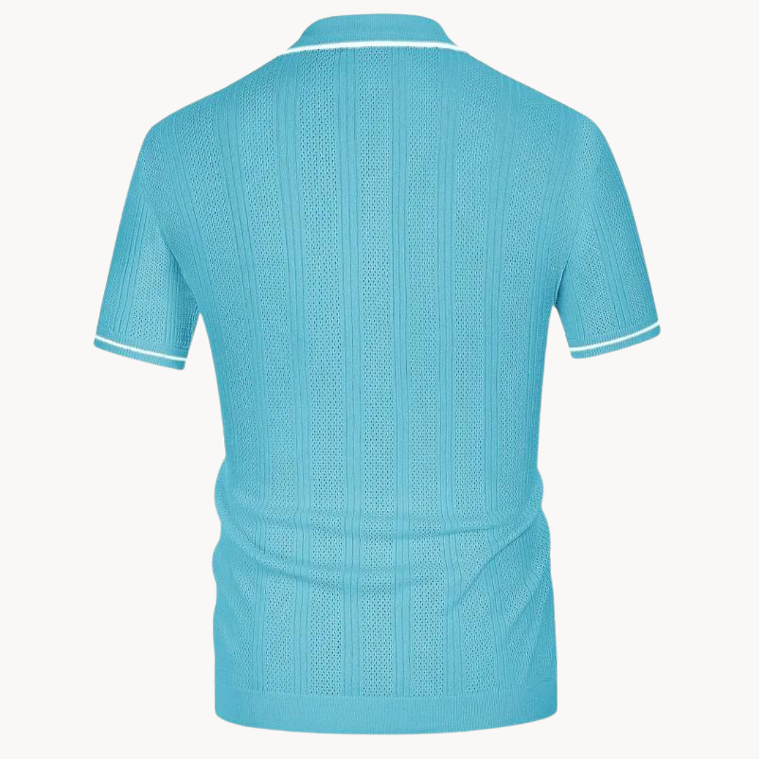 Koszulka Polo Krótkie Rękawy z Oddychającego Materiału