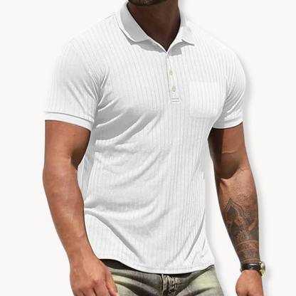 Polo tričko - Měkká směs s elegantním úzkým střihem