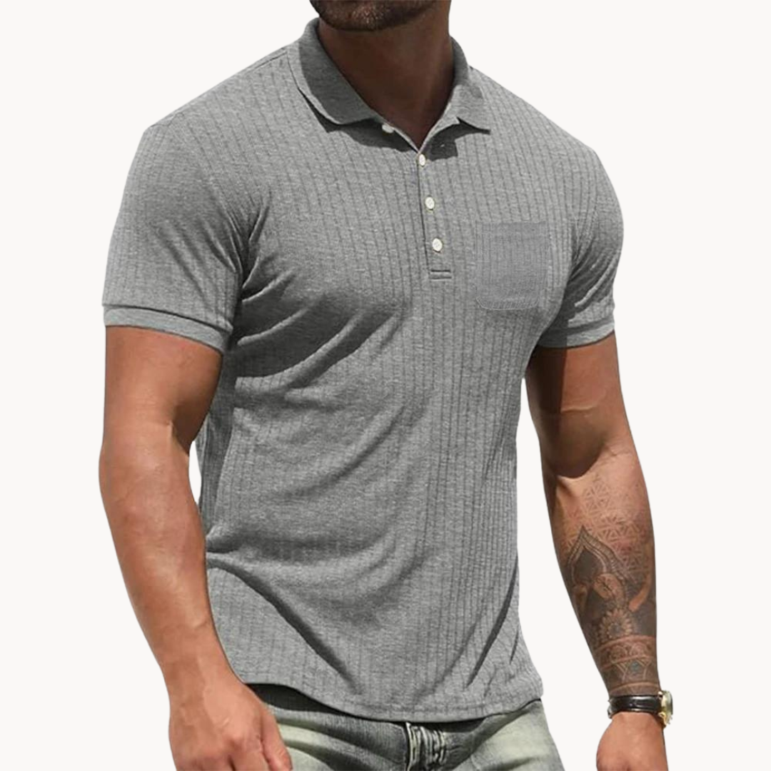 Polo tričko - Měkká směs s elegantním úzkým střihem