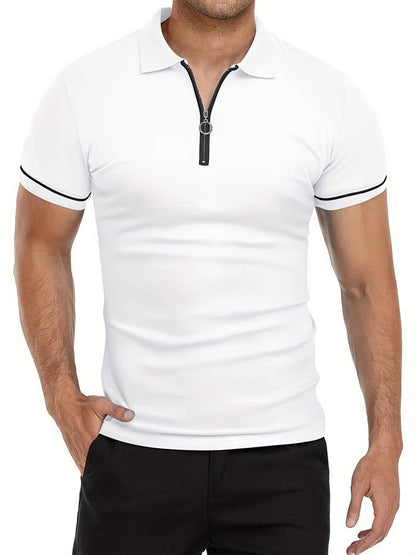 Polo Shirt - Breathable Zip Collar